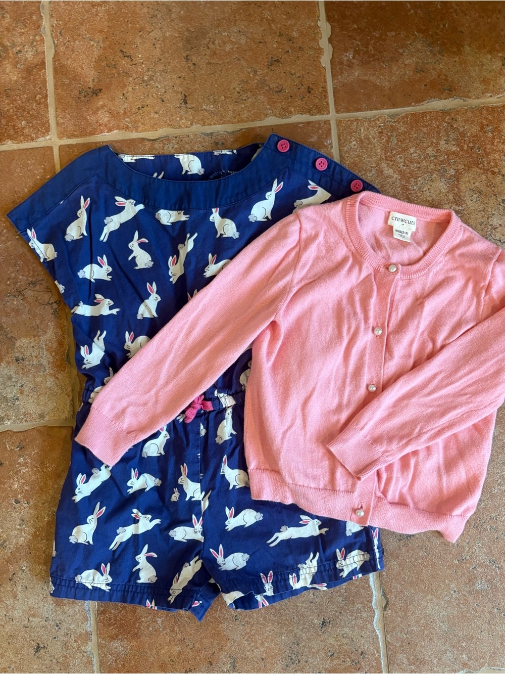 Baby Boden Mini Boden 2/3 Springtime Lot Cardigans Romper